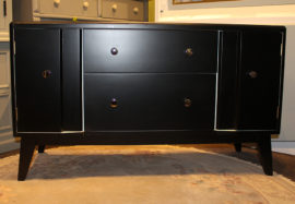 Two-Tone Sideboard (Black & Blue)