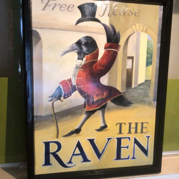 The Raven Pub Sign